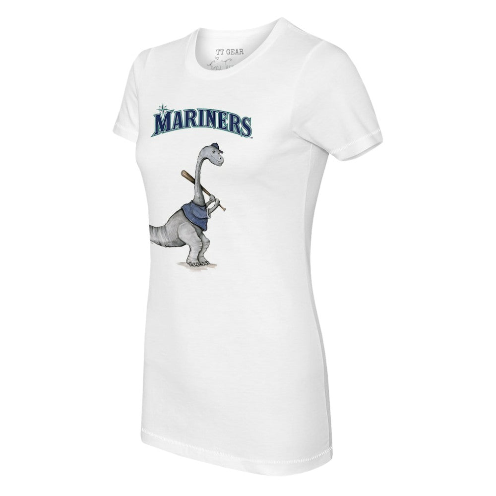 Seattle Mariners Tiny Turnip Women's Bronto T-Shirt - White