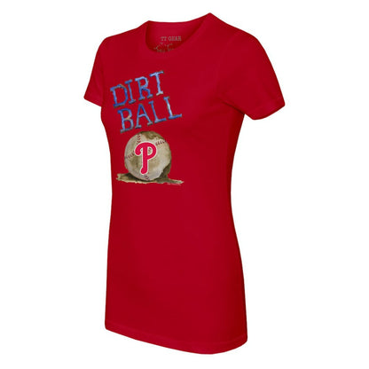Philadelphia Phillies Tiny Turnip Women's Dirt Ball T-Shirt - Red