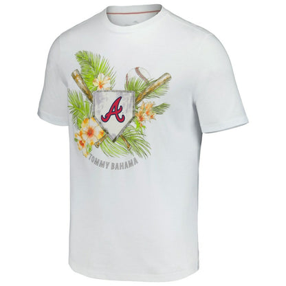 Atlanta Braves Tommy Bahama Island League T-Shirt - White