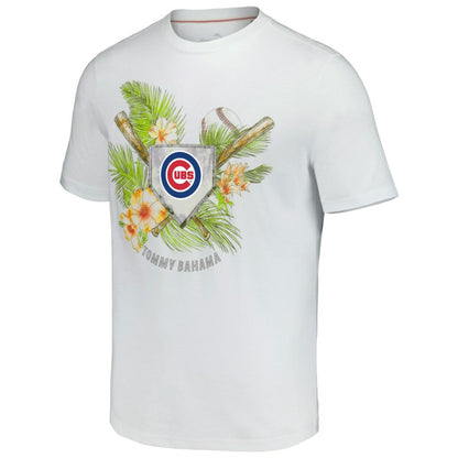 Chicago Cubs Tommy Bahama Island League T-Shirt - White
