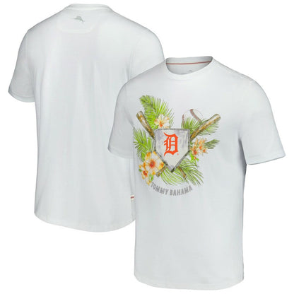 Detroit Tigers Tommy Bahama Island League T-Shirt - White