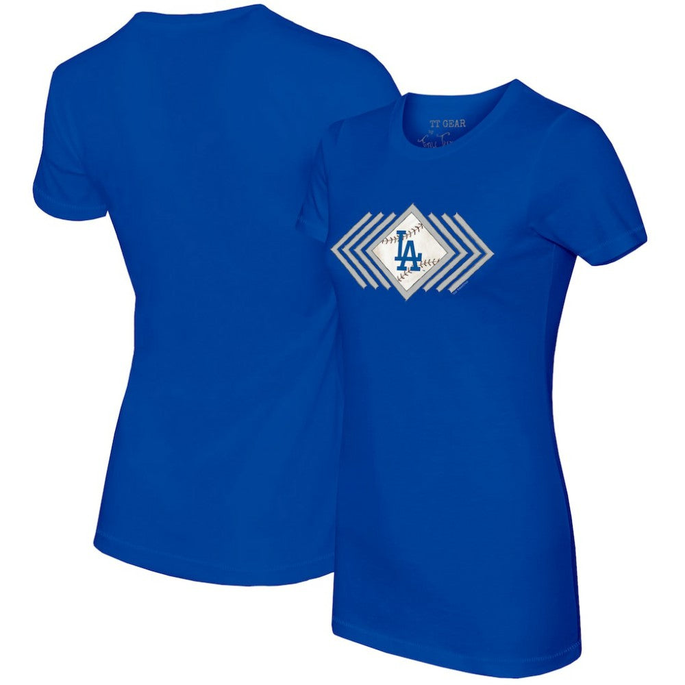 Los Angeles Dodgers Tiny Turnip Women's Prism Arrows T-Shirt - Royal