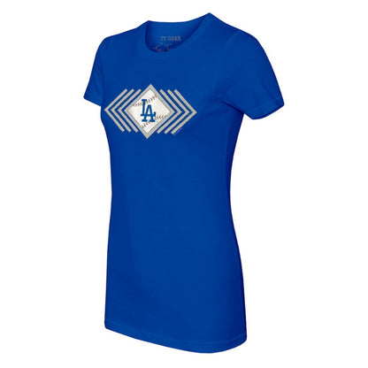 Los Angeles Dodgers Tiny Turnip Women's Prism Arrows T-Shirt - Royal