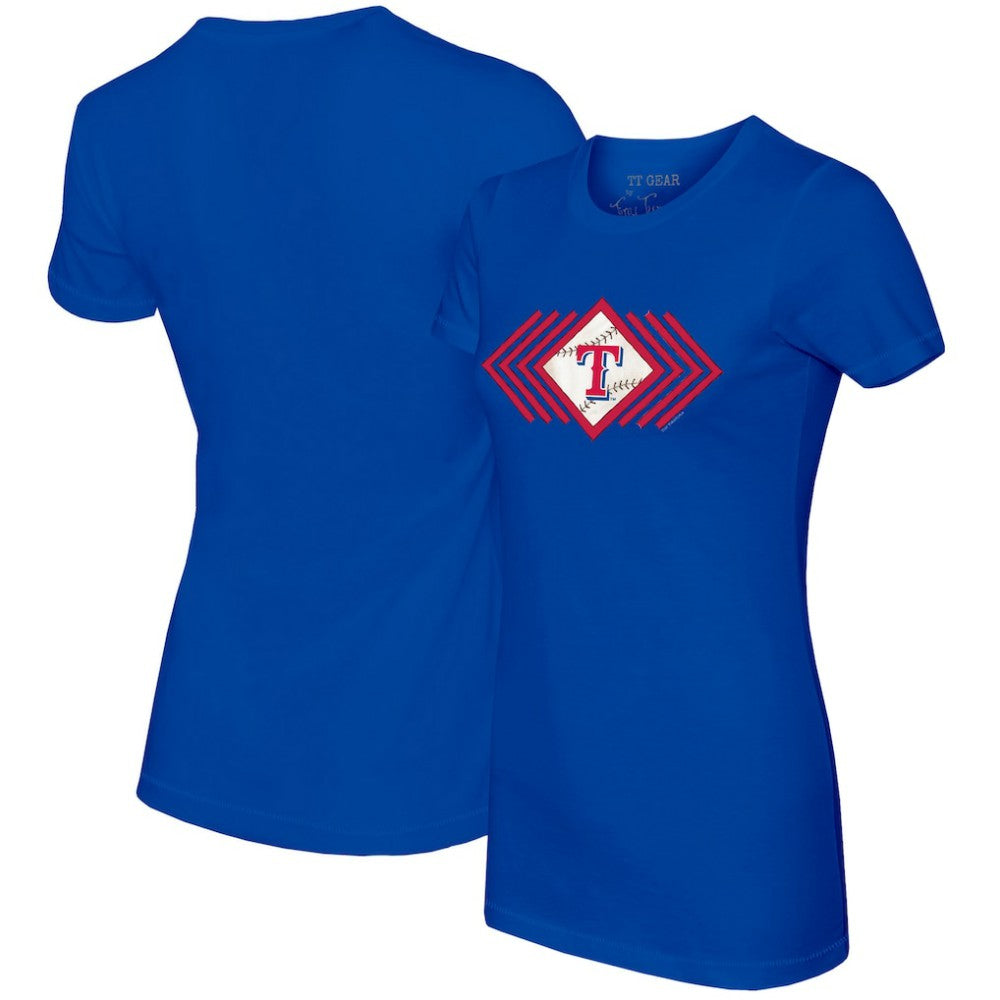 Texas Rangers Tiny Turnip Women's Prism Arrows T-Shirt - Royal