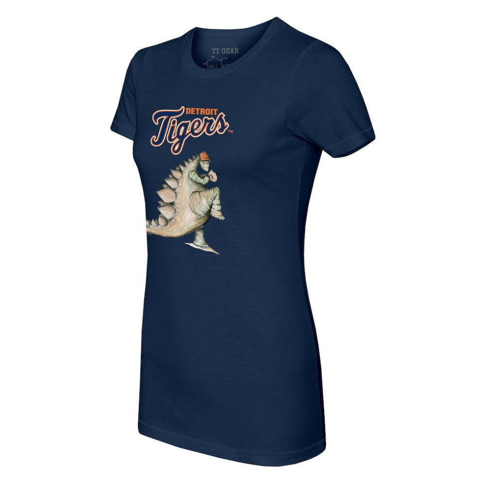 Detroit Tigers Tiny Turnip Women's Stega T-Shirt - Navy