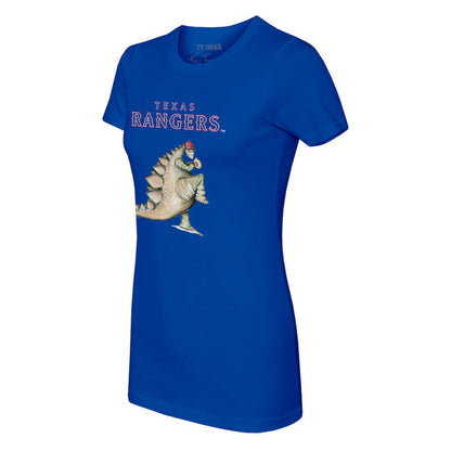 Texas Rangers Tiny Turnip Women's Stega T-Shirt - Royal