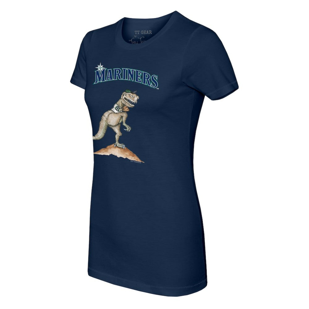 Seattle Mariners Tiny Turnip Women's TT Rex T-Shirt - Navy