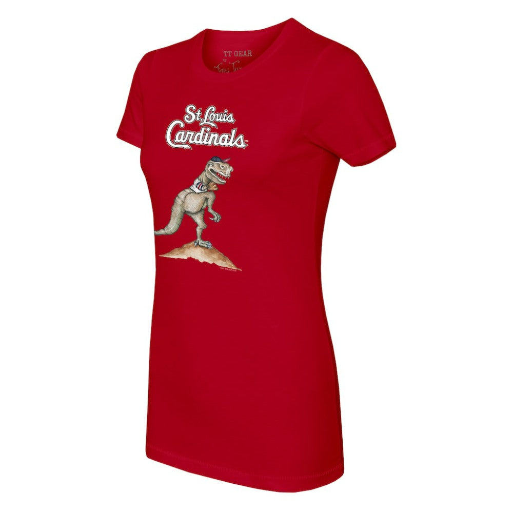St. Louis Cardinals Tiny Turnip Women's TT Rex T-Shirt - Red