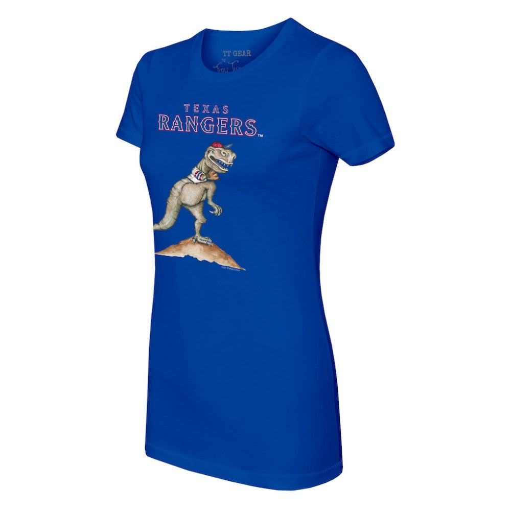 Texas Rangers Tiny Turnip Women's TT Rex T-Shirt - Royal