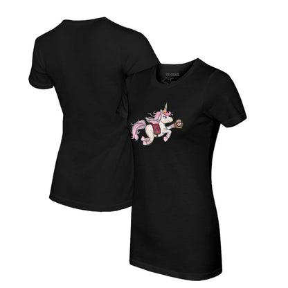 Arizona Diamondbacks Tiny Turnip Women's Unicorn T-Shirt - Black