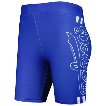 Los Angeles Dodgers Women's Biker Shorts - Royal | Mitchell & Ness