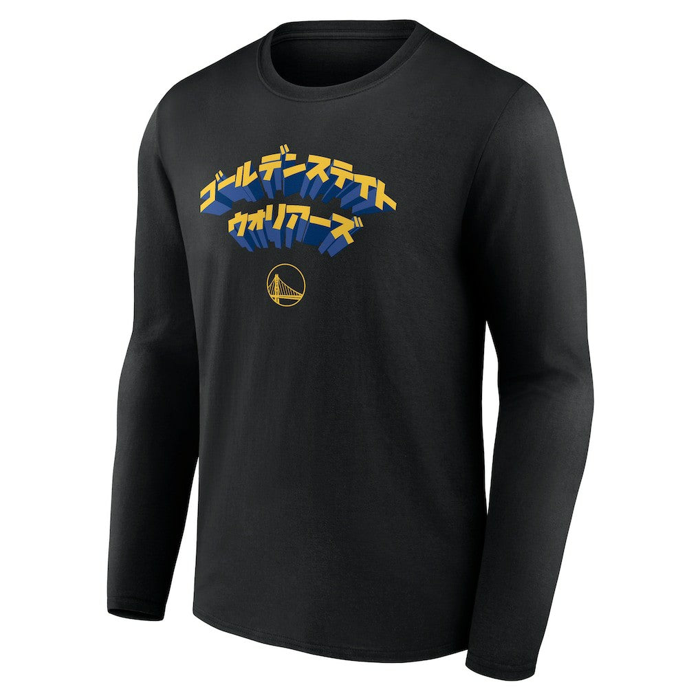 Golden State Warriors Japanese Heritage Long Sleeve T-Shirt sale - Black | Fanatics sale