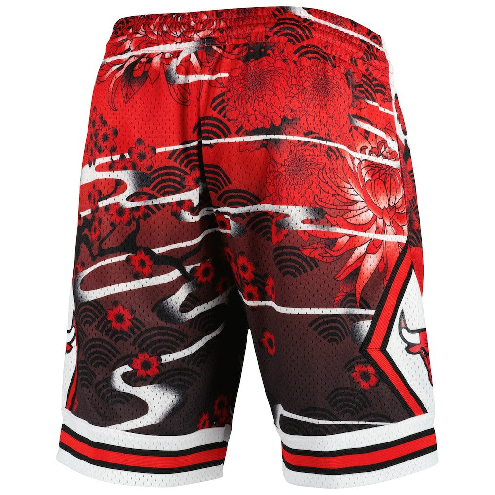 Chicago Bulls Lunar New Year Swingman Shorts - Red | Mitchell & Ness shop
