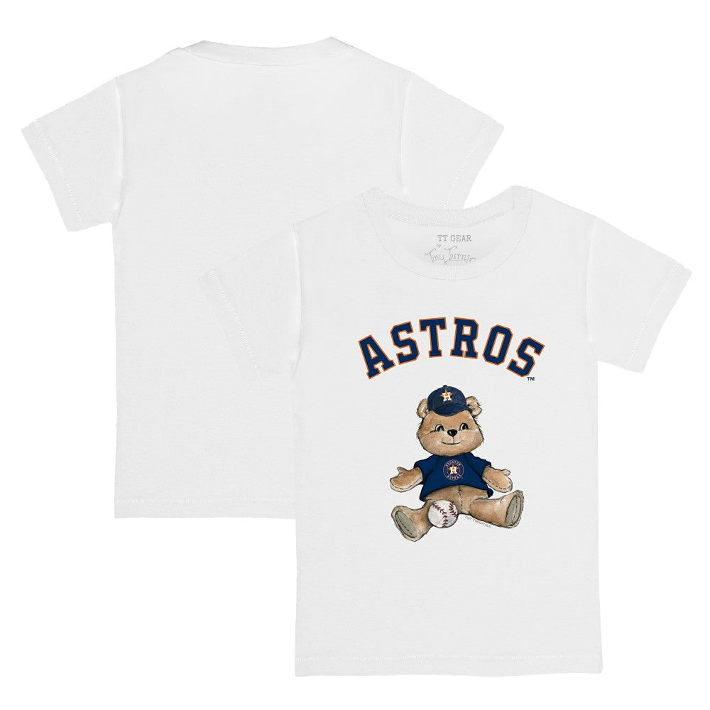 Houston Astros Tiny Turnip Youth Teddy Boy T-Shirt - White