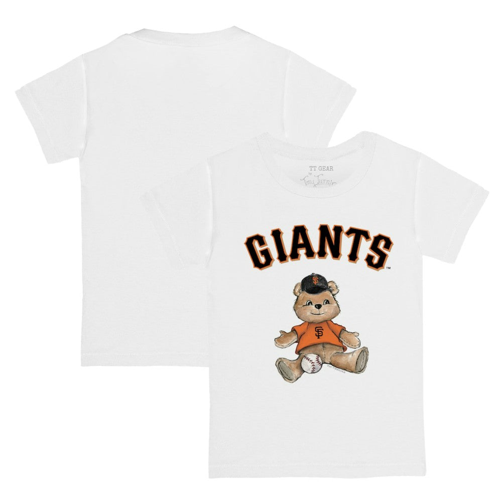 San Francisco Giants Tiny Turnip Youth Teddy Boy T-Shirt - White