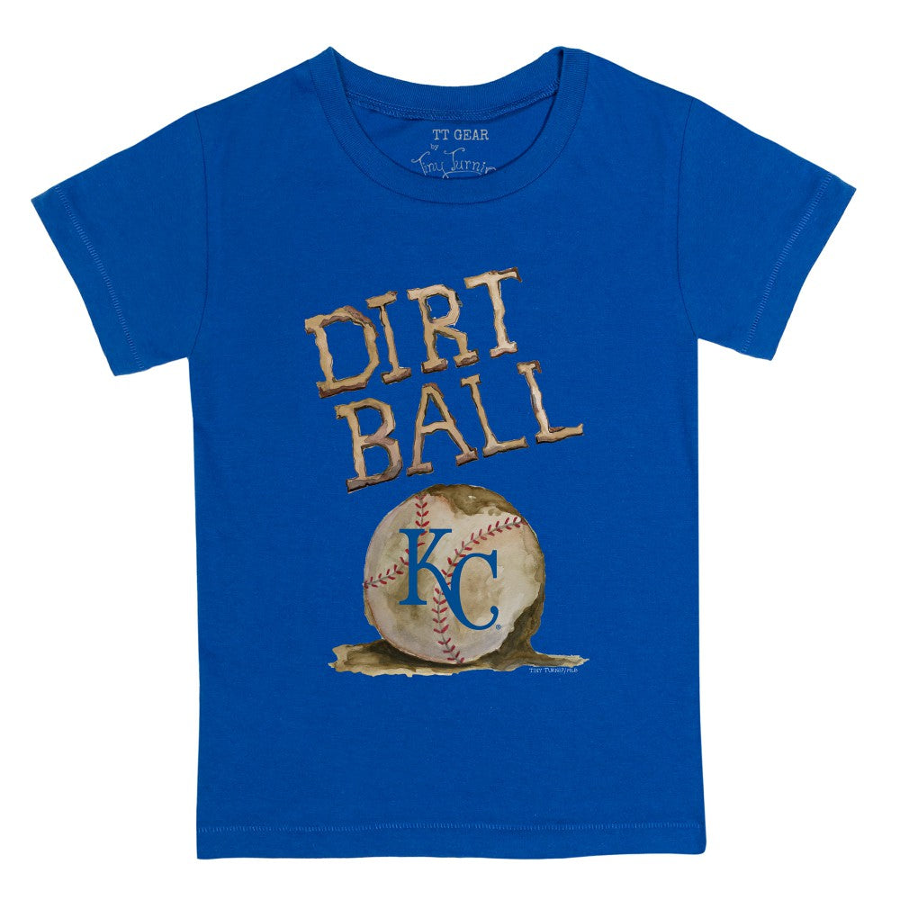 Kansas City Royals Tiny Turnip Youth Dirt Ball T-Shirt - Royal