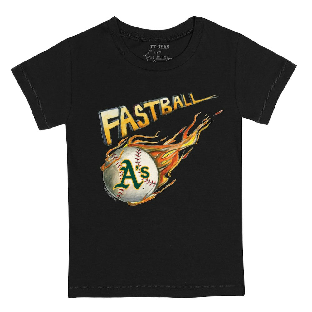 Athletics Tiny Turnip Youth Fastball T-Shirt - Black
