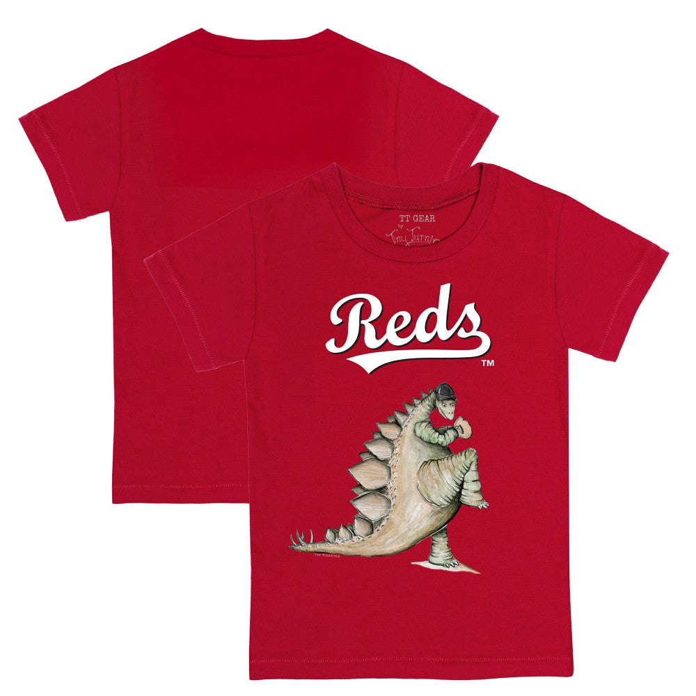 Cincinnati Reds Tiny Turnip Youth Stega T-Shirt - Red