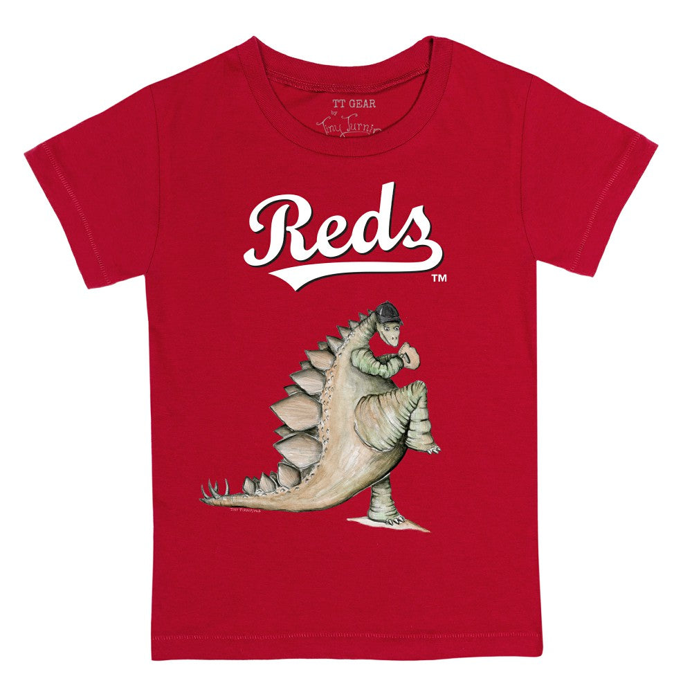 Cincinnati Reds Tiny Turnip Youth Stega T-Shirt - Red