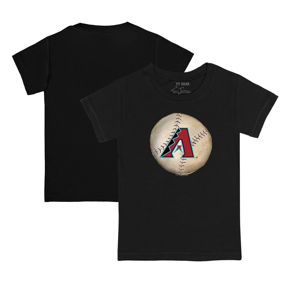 Arizona Diamondbacks Tiny Turnip Youth Stitched Baseball T-Shirt - Black