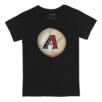 Arizona Diamondbacks Tiny Turnip Youth Stitched Baseball T-Shirt - Black