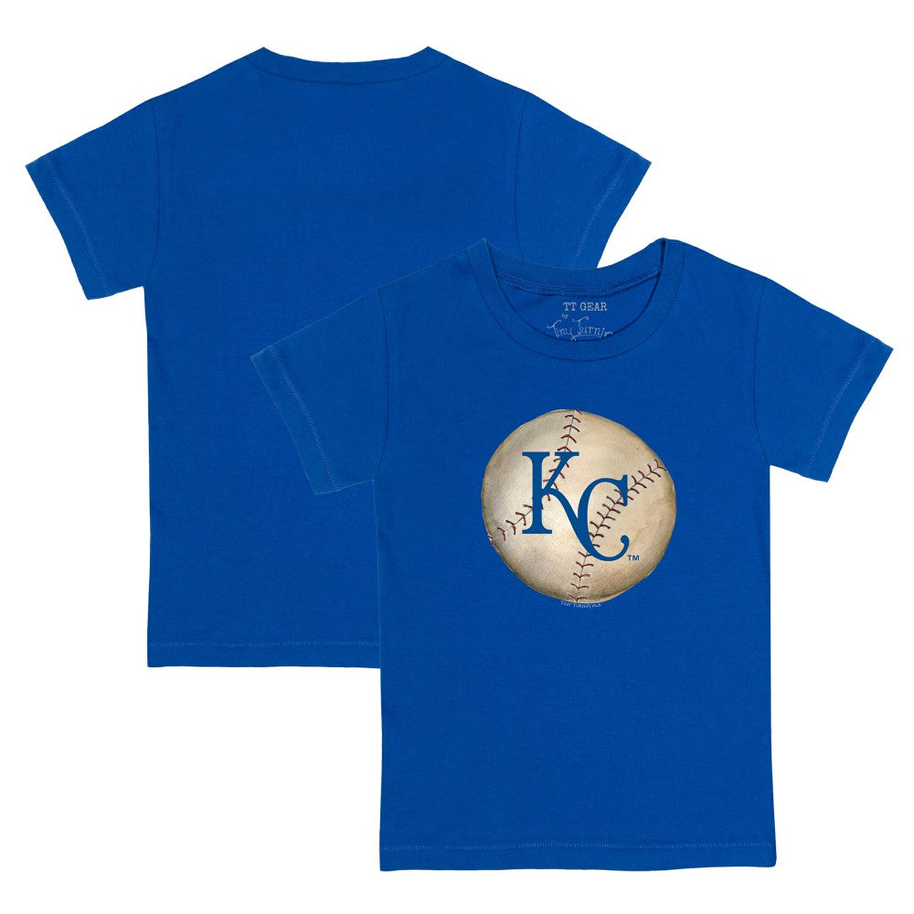 Kansas City Royals Tiny Turnip Youth Stitched Baseball T-Shirt - Royal