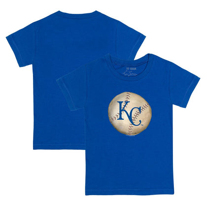 Kansas City Royals Tiny Turnip Youth Stitched Baseball T-Shirt - Royal