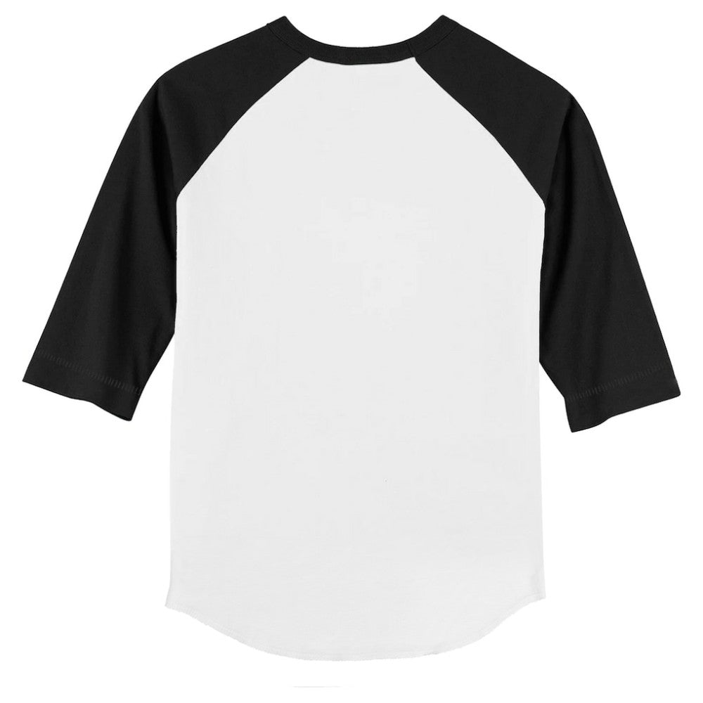 Pittsburgh Pirates Tiny Turnip Youth Stitched Baseball 3/4-Sleeve Raglan T-Shirt - White/Black