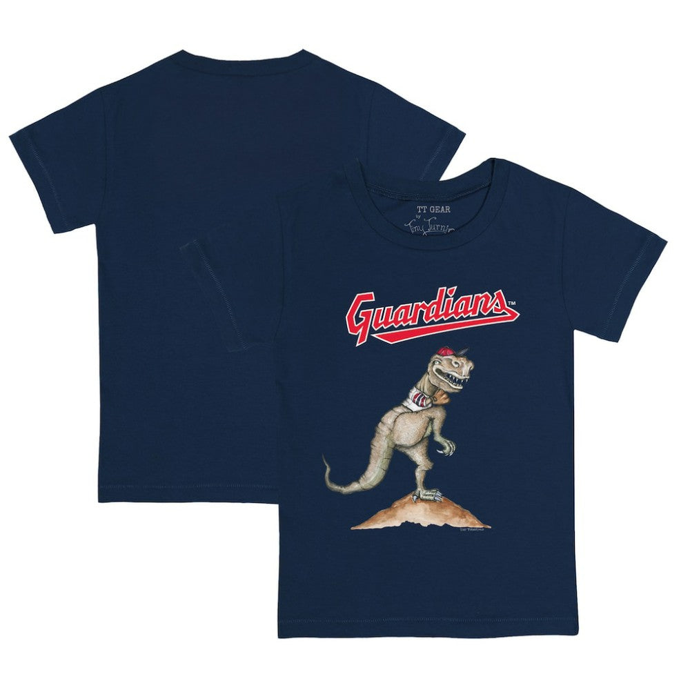 Cleveland Guardians Tiny Turnip Youth TT Rex T-Shirt - Navy
