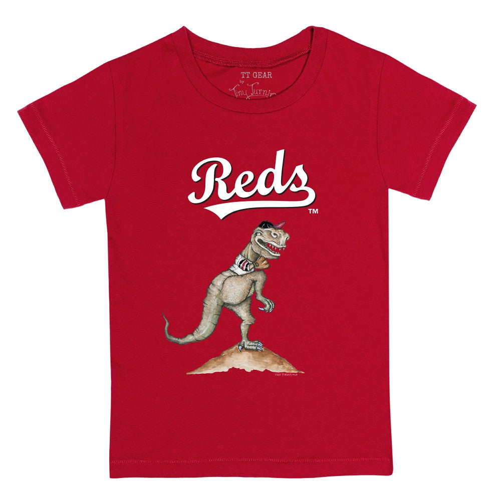 Cincinnati Reds Tiny Turnip Youth TT Rex T-Shirt - Red