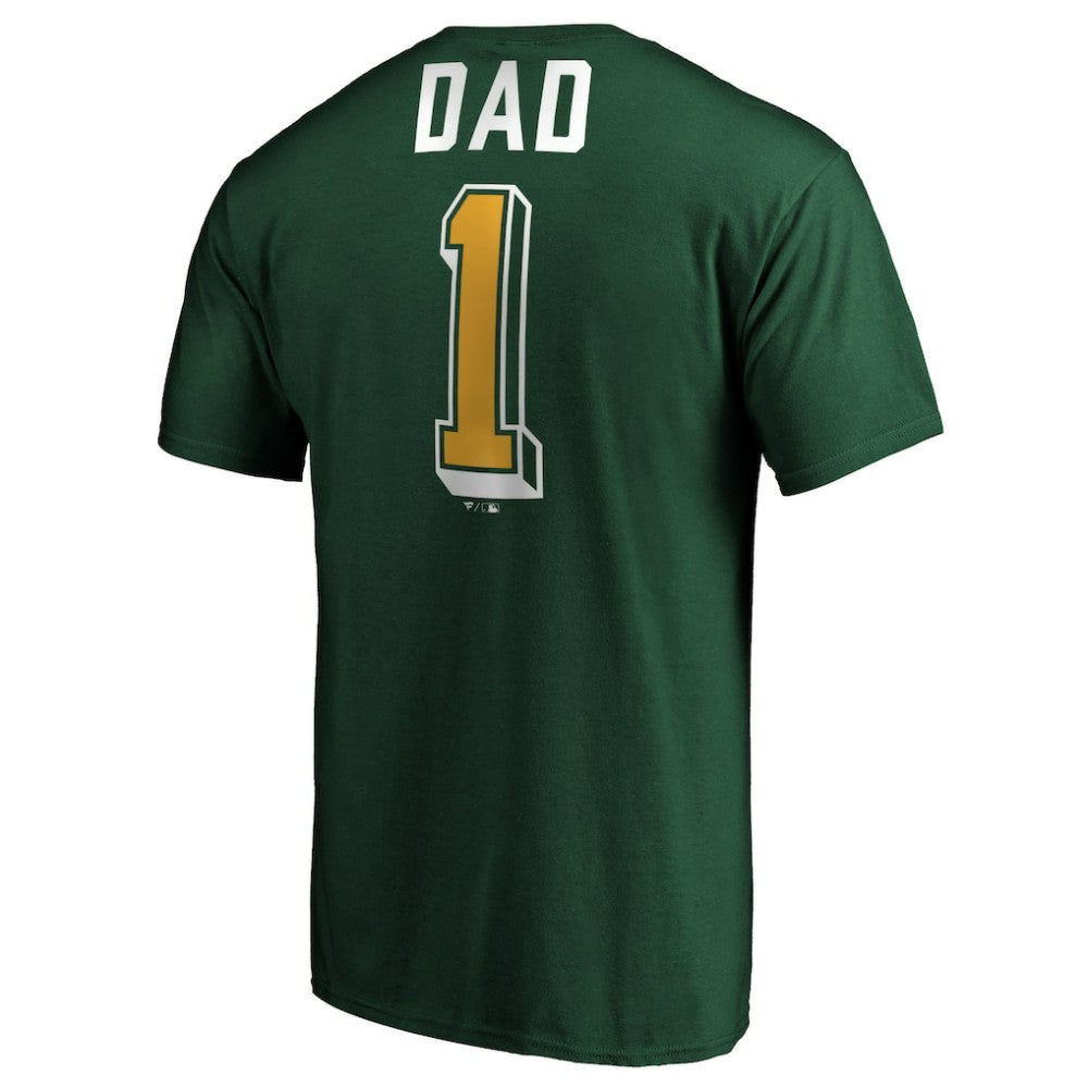Athletics Number One Dad T-Shirt - Green