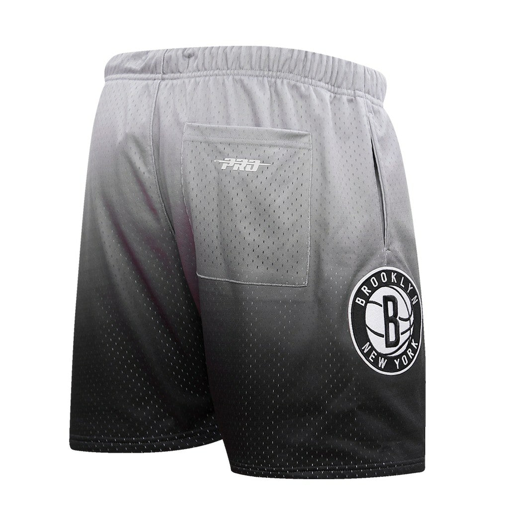 Brooklyn Nets Pro Standard Ombre Mesh Shorts - Black/Gray shop