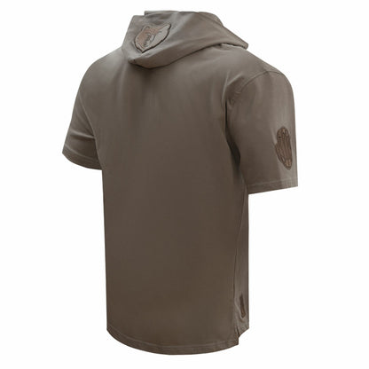 Memphis Grizzlies Pro Standard Neutrals Short Sleeve Pullover Hoodie - Brown cheap