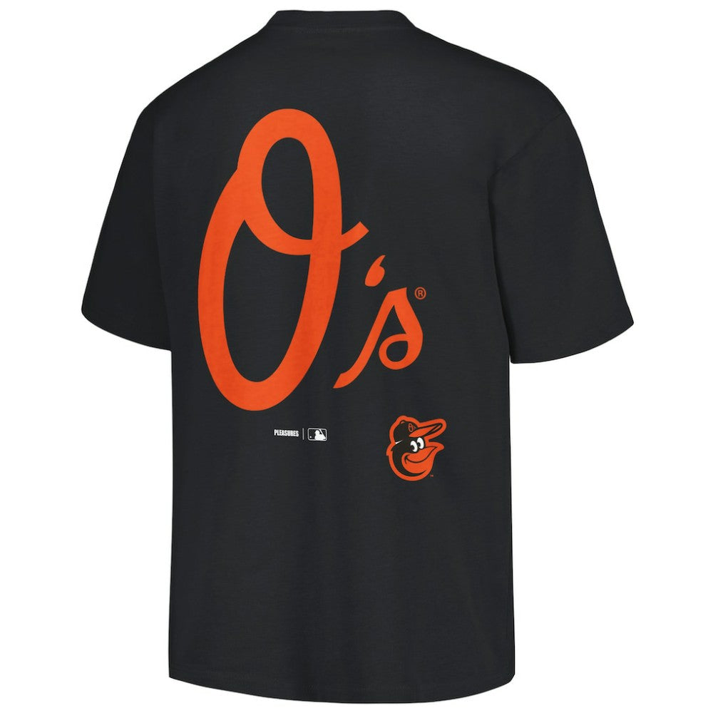 Baltimore Orioles PLEASURES Ballpark T-Shirt - Black