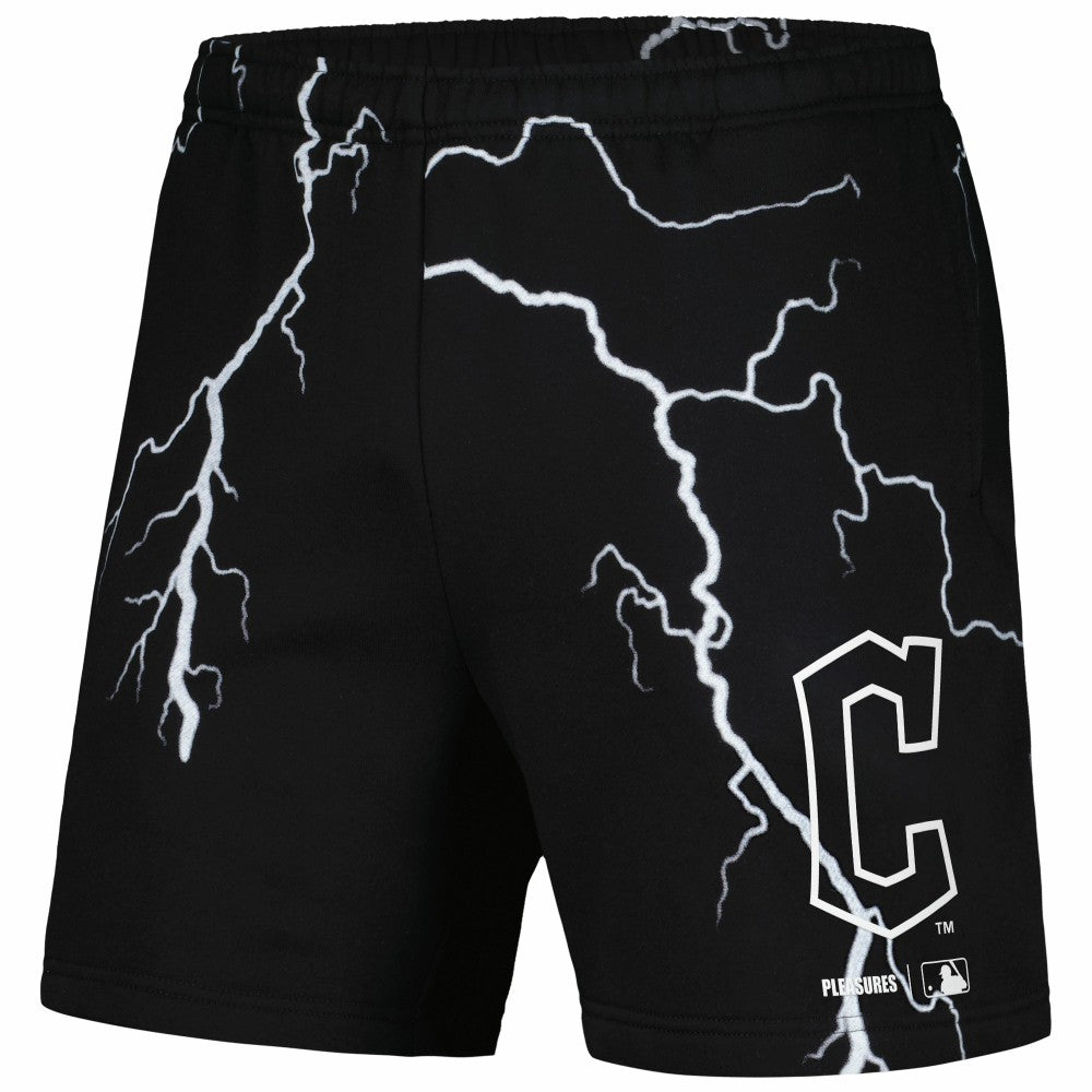 Cleveland Guardians PLEASURES Lightning Shorts - Black