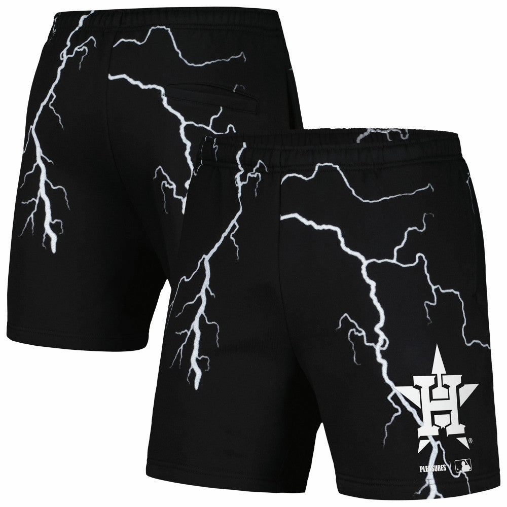 Houston Astros PLEASURES Lightning Shorts - Black