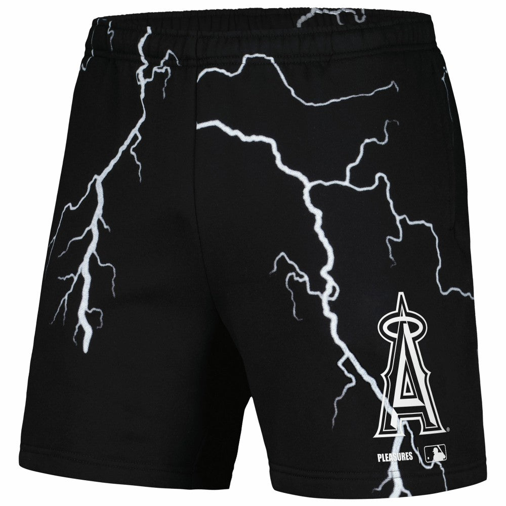 Los Angeles Angels PLEASURES Lightning Shorts - Black