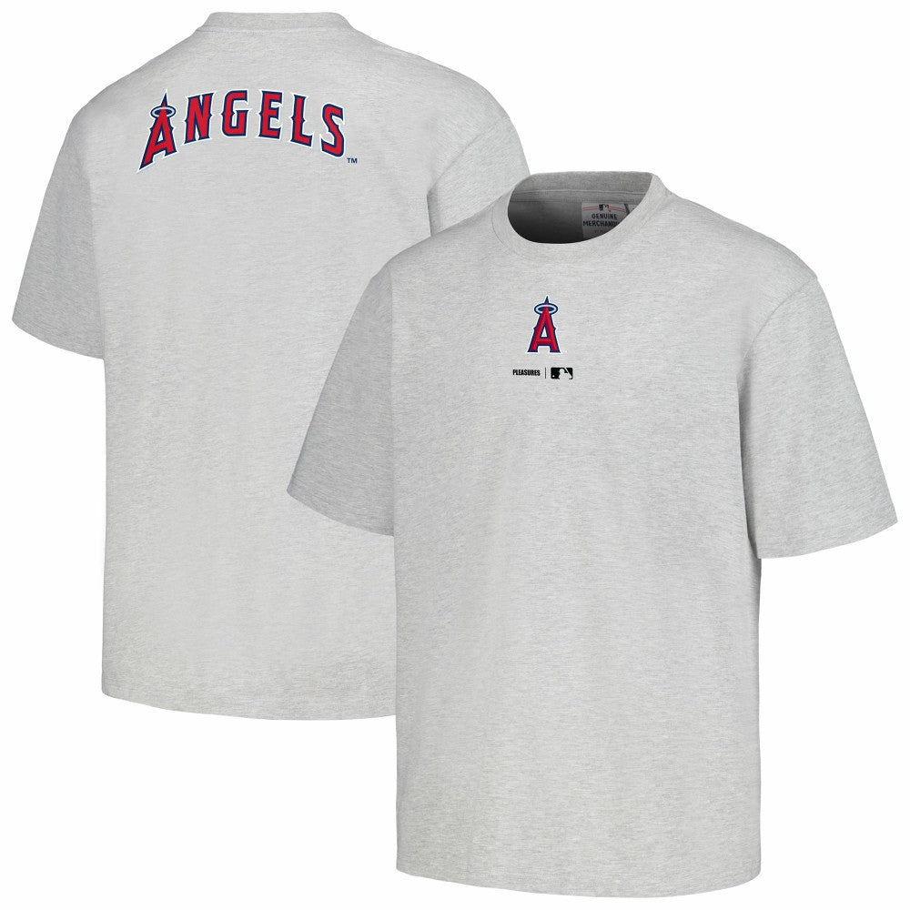 Los Angeles Angels PLEASURES Mascot T-Shirt - Gray