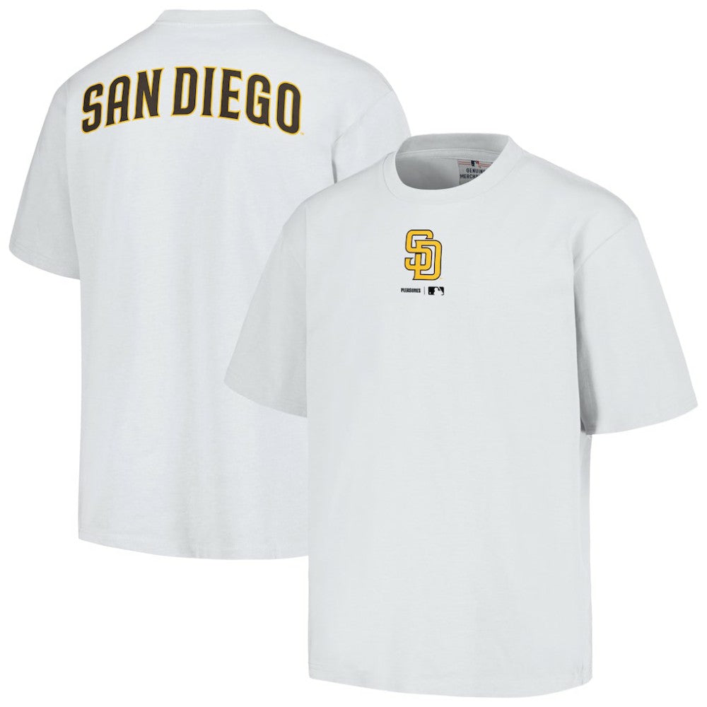 San Diego Padres PLEASURES Mascot T-Shirt - White