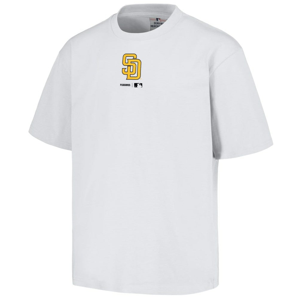 San Diego Padres PLEASURES Mascot T-Shirt - White