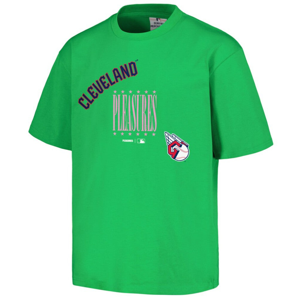 Cleveland Guardians PLEASURES Repurpose T-Shirt - Green