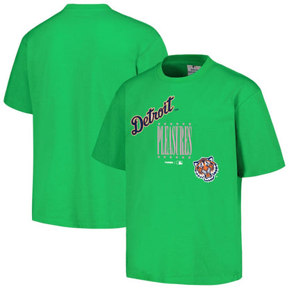 Detroit Tigers PLEASURES Repurpose T-Shirt - Green