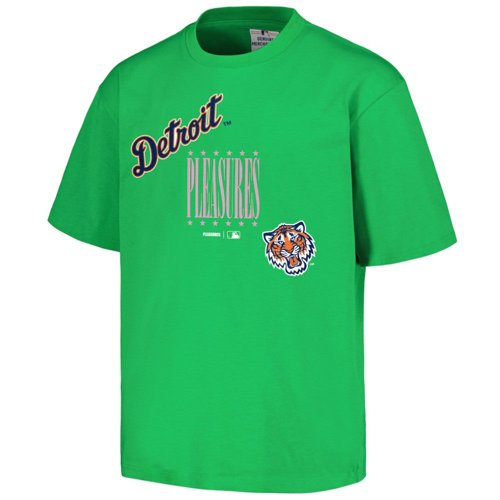 Detroit Tigers PLEASURES Repurpose T-Shirt - Green