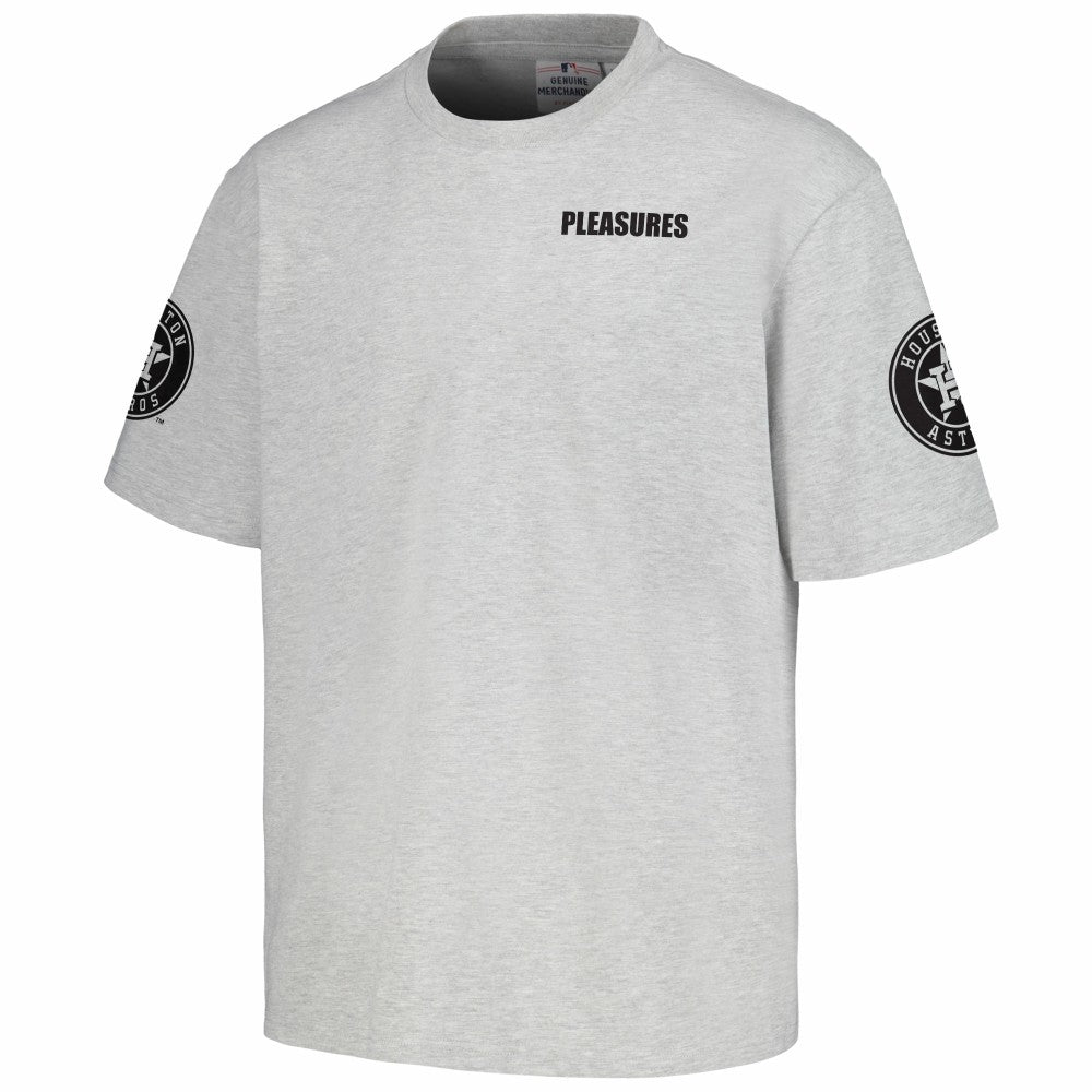 Houston Astros PLEASURES Team T-Shirt - Gray