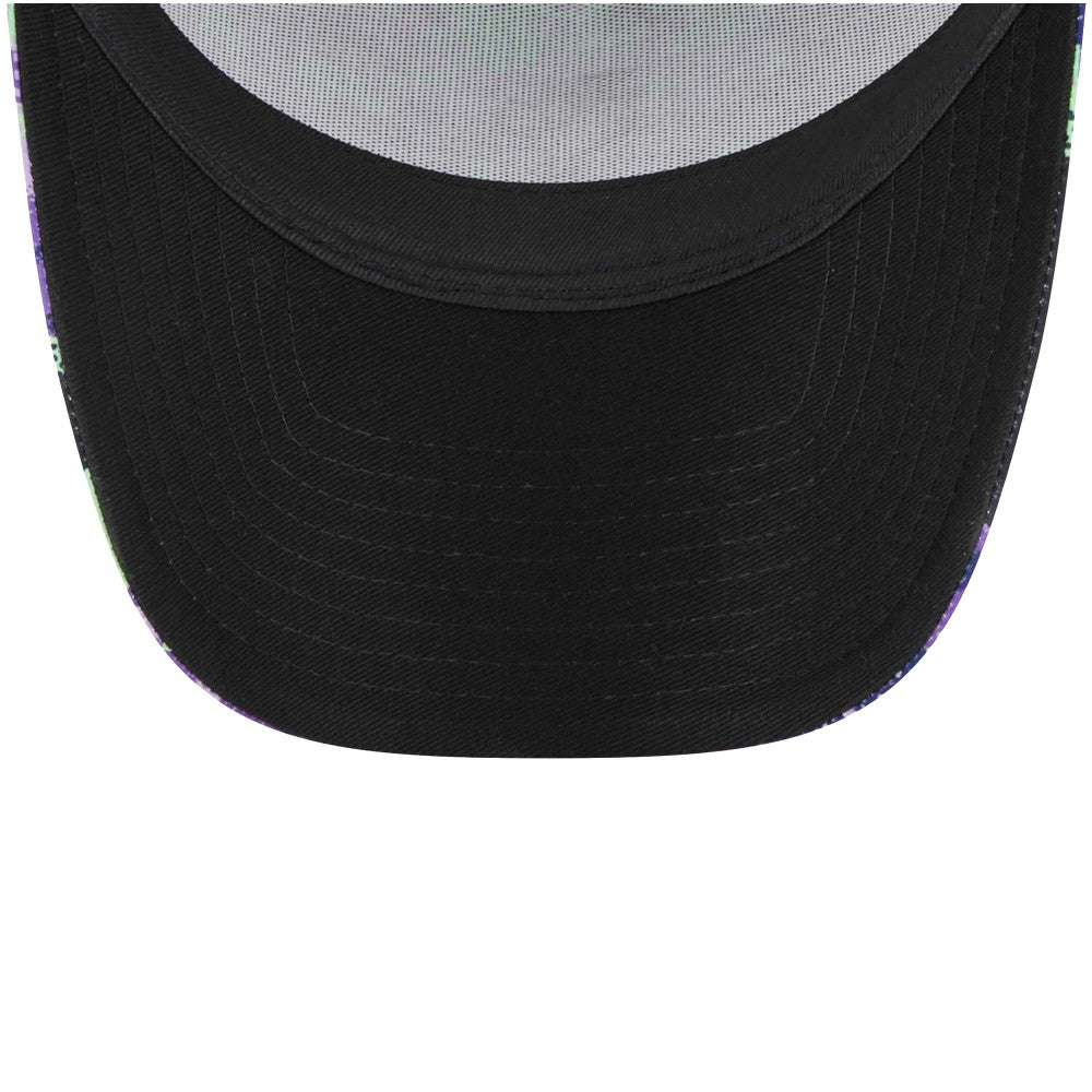 Tottenham Hotspur New Era Black Glitch All Over Print E-Frame Trucker Adjustable Hat | New Era shop
