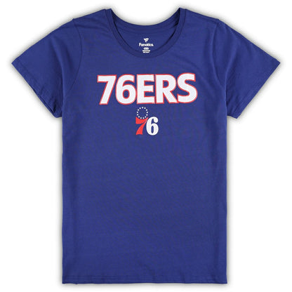 Philadelphia 76ers Women's Plus Size T-Shirt & Shorts Combo Set - Royal/Heather Gray | Fanatics on sale