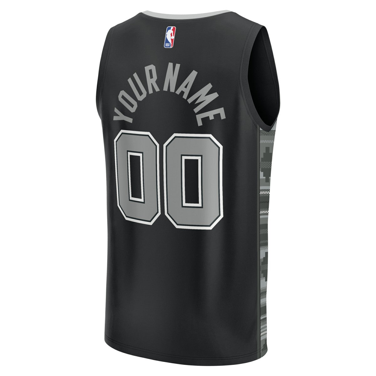 San Antonio Spurs Fast Break Custom Replica Jersey - Black - Statement Edition | Fanatics sale