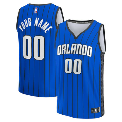 Orlando Magic Youth Fast Break Replica Custom Jersey - Statement Edition - Blue | Fanatics shop