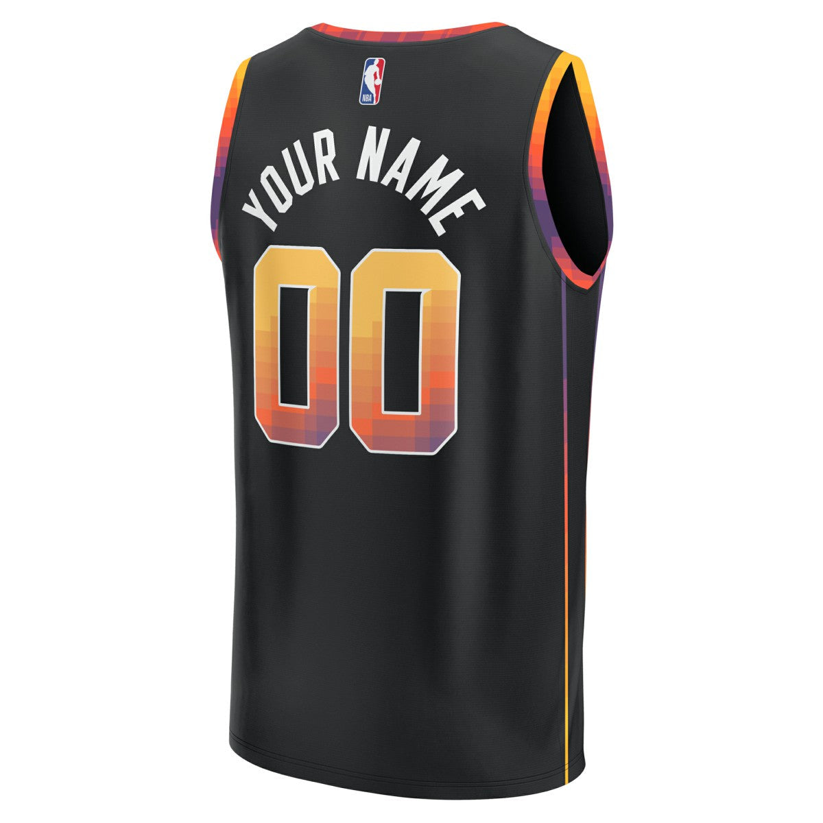 Phoenix Suns Youth Fast Break Replica Custom Jersey - Statement Edition - Black | Fanatics outlet