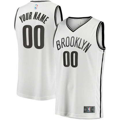 Brooklyn Nets Fast Break Custom Replica Jersey - Association Edition - White | Fanatics on sale